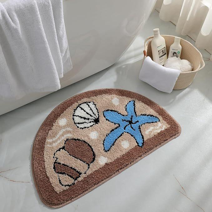 Tappetino da Bagno in Finto Cashmere Antiscivolo Impermeabile per Doccia, per Uso in Bagno e Ingresso