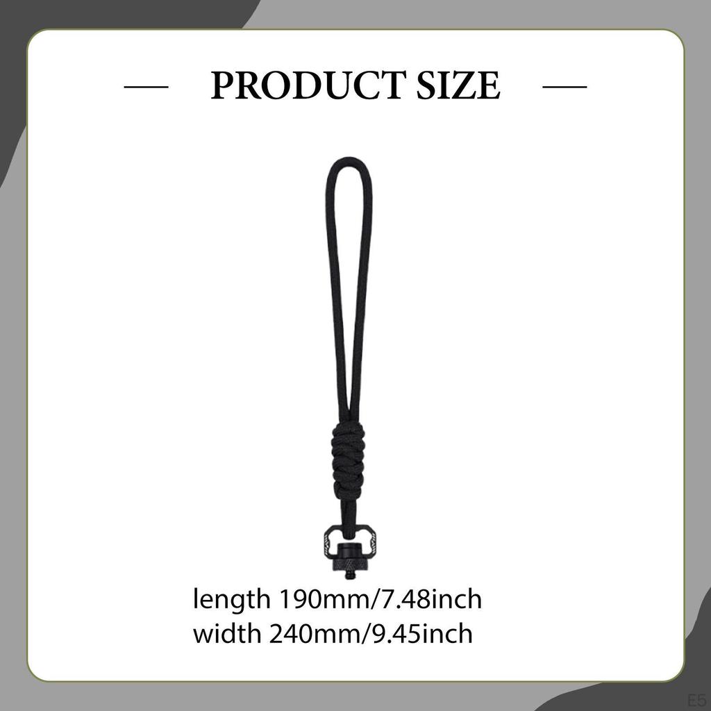 Camping Light Hanger Lanyard 1/4 Thread Practical Lamp Holder Lighting Fixture Hanging Rope for