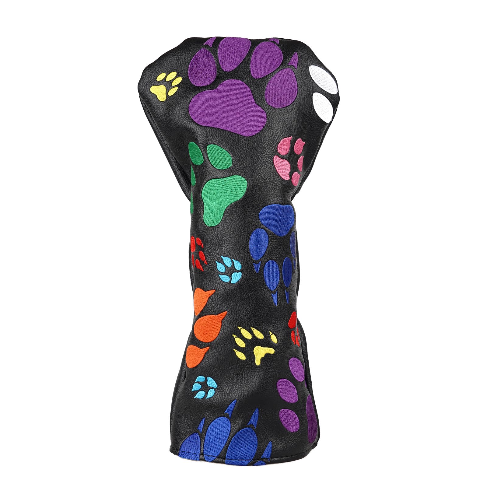 

Cute Golf Paw Print Driver Fits 460cc Single Black Headcover, Headcover, Drivers, чёрный