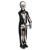 Bright Skeleton Costume For Children Halloween Party Full Body Jumpsuit Easy Zipper Closure Comfortable Wear