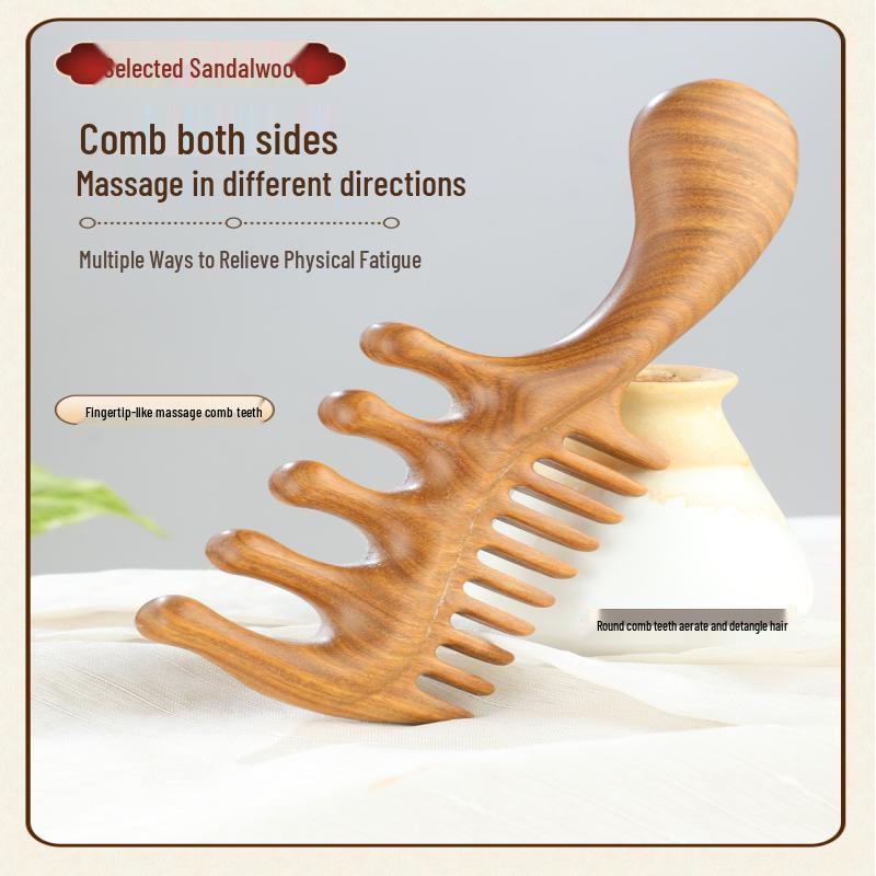 Green Sandalwood Scalp Massage Comb