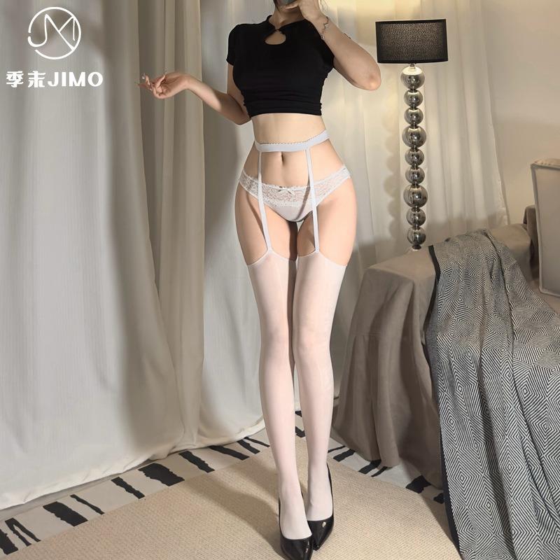 Sex Underwear New D Sexy Oily Suspender Integrated Socks Horse Oil Anti-hook Stockings Women's Pure Desire Sexy Stockings