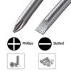 Juego de 10 Puntas de Destornillador Phillips Ranuradas Cabeza Plana Cruzada Destornillador Eléctrico Herramientas de Mano Acero S2 Destornilladores Magnéticos Brocas