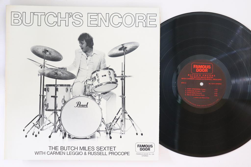 LP Record BUTCH MILES, CARMEN LEGGIO, RUSSELL - Butch's Encore HL124 FAMOUS DOOR 1979 US Jazz Used