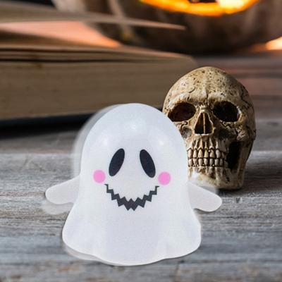 Yousheng 3Pcs Halloween Wind-up Ghost Toy Spooky Cartoon Ghost Walking Toy Toddlers Boys Girls Spring Clockwork Mini White Ghost Toy