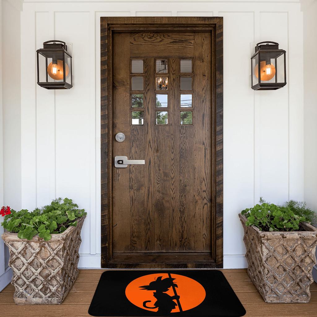 Cartoon Anime Gokus Logo Doormat Non-Slip Bathroom Kitchen Mat Bedroom Balcony Floor Door Entrance Carpet Rug