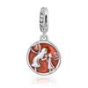 New Copper Red Christmas New Year Animal Love Flower Pendant Beads Fit Original Bracelets Necklaces Jewelry Gifts