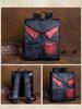 Johnature Mochila Vintage de cuero genuino para mujer, bolso de viaje de gran capacidad para ocio, Cuero de vaca Real, mochilas creativas