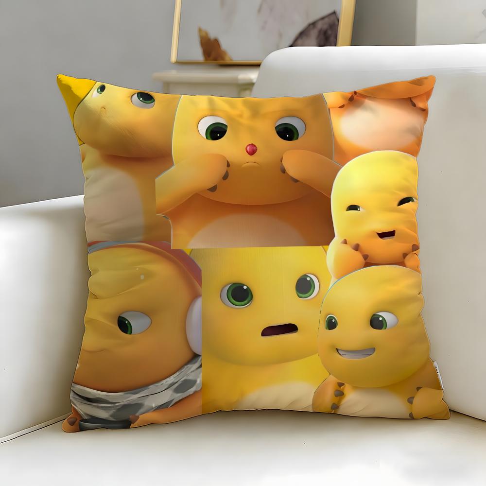 Beliebte Cartoon Nailong Kissenbezug Weich & Leicht zu Waschen Kissenhülle – Vielseitig für Sofa, Bett, Reise und Büro