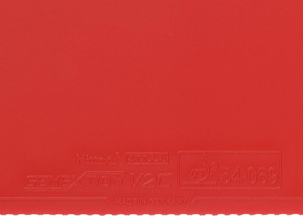 Nittaku Table Tennis Rubber Generation V2C Red Thick NR-8787