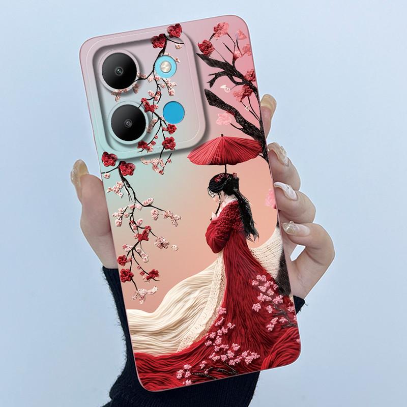 For Infinix Smart 7 X6515 Case Smart 7 HD X6516 Fashion Simplicity Cover Soft Silicone Phone Case For infinix Smart7 Plus Shells