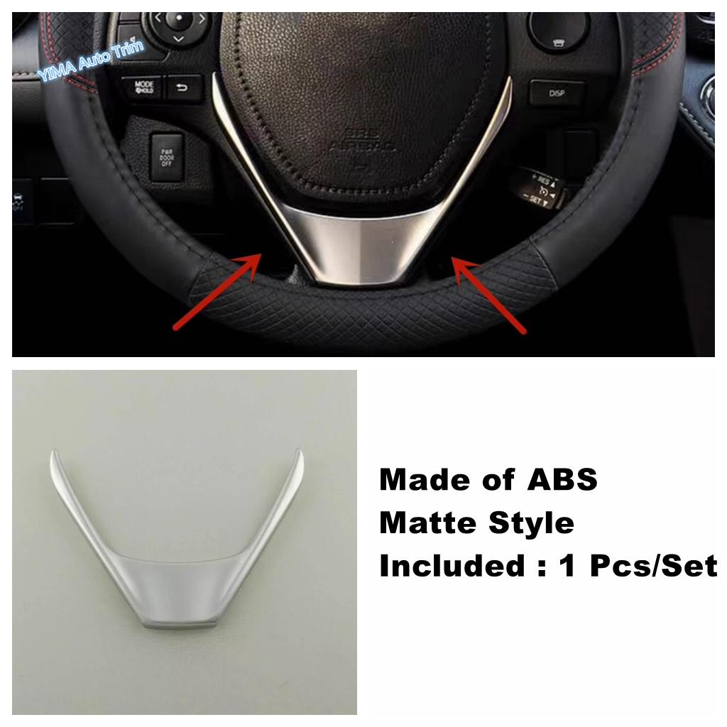 Steering wheel cover Decorative steering wheel patch car accessories trim Fit For Toyota Corolla 2014 - 2018 / RAV4 2014 - 2018