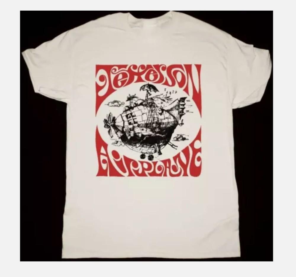 Jefferson Airplane - Airplane Cotton White Unisex Shirt Unisex T-Shirt L