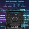 Bluetooth Speaker, 160W Peak Powerful Loud Stereo Sound Deep Bass Wireless Boombox with Subwoofer TWS Pairing Dynamic LED Light