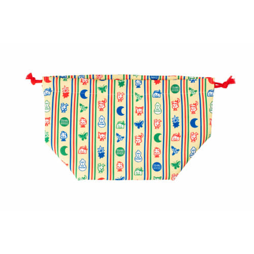 OSAMU GOODS Lunch Drawstring Bag, Yellow, CKOS010-2