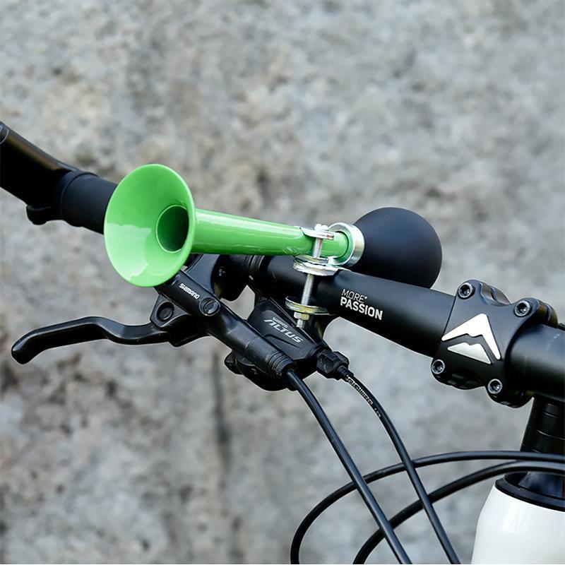 Handheld Bike Bell Loud Clear Safety Warning Anti-Aging Portable Compact for Off-road Cycling City Commute Use