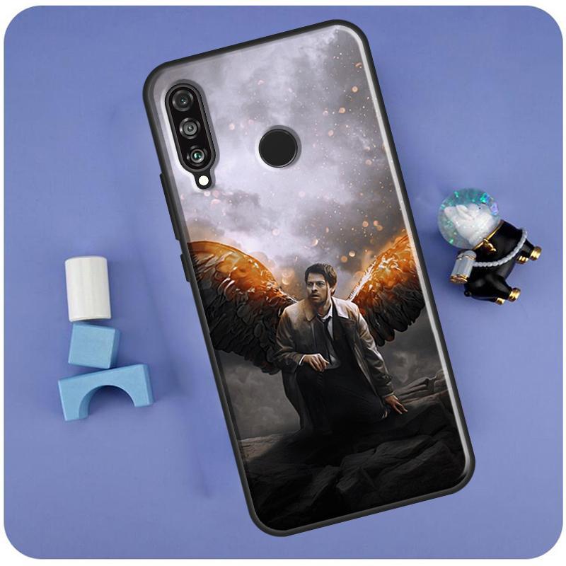Angel Castiel Supernatural Case For Huawei P30 P20 P40 Lite Nova 11 Pro 3i 8i 11i 9 10 SE 5T Y60 Y61 Y70 Y90 Y91 Cover