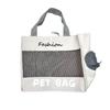 Large Capacity Pet Carrier Bag Soft Breathable Cat Shoulder Bag Cats Carrying Case  Camping