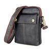 Lee Shen Crazy Horse Leather Men's Messenger Bag