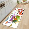 Christmas Kitchen Sand Carpet Doormat Long Floor Mat