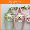 Cute Three Dimensional Bear Bag Shoulder Bag Girl Students Go Out Large Capacity