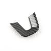 ABS Carbon Fiber Texture For Dodge Challenger Durango Charger 2015- Jeep 4pcs Car Interior Steering Wheel Panel Cover Trim