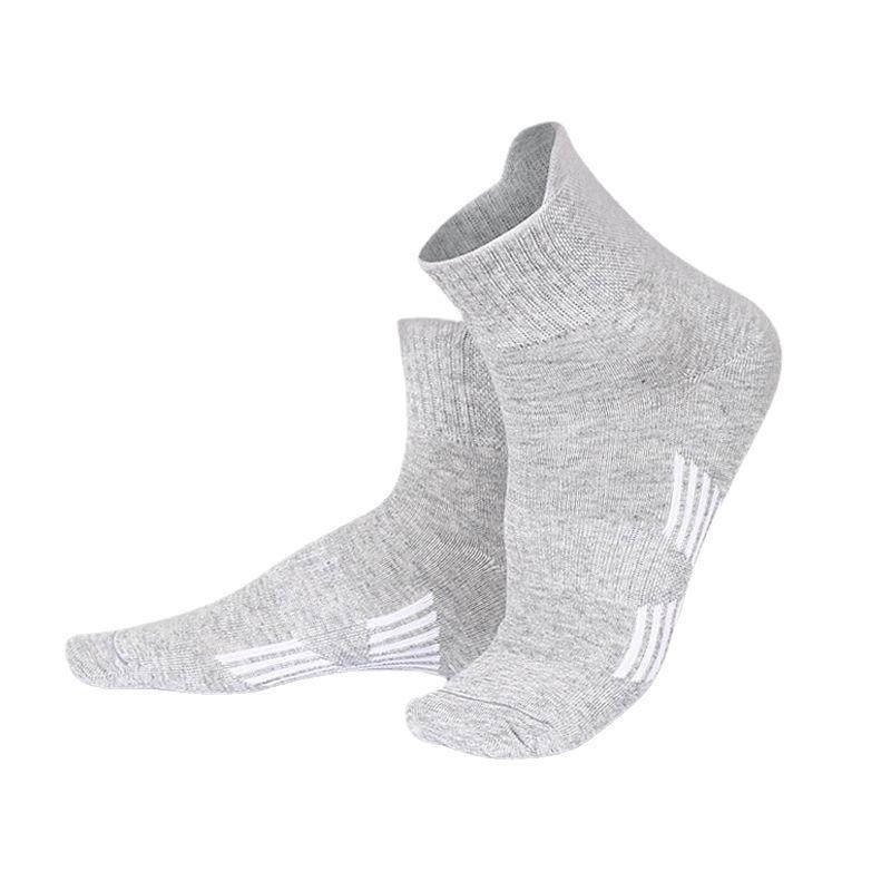 Men's Breathable Cotton Mid-Calf Socks - Sweat-Absorbent, Versatile Business & Sports Wear for All Seasons
