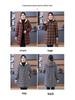 Mom's Stylish Mid-Length Winter Coat with Fleece Lining - Thickened and Warm for Middle-Aged & Elderly