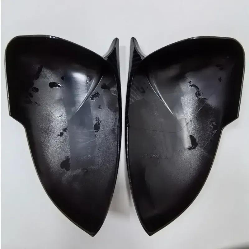 For Kia Rio 2011 2012 2013 2014 2015 2016 2017 ABS Car Rearview Side Mirror Cover Wing Cap Exterior Door Trim Adhesive Sticker