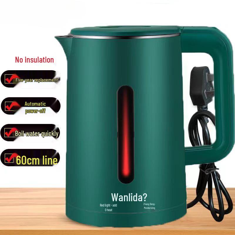 

Wanlida Прочный чайник большой емкости с быстрым кипячением, толстой изоляцией и автоматическим отключением