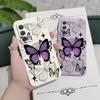 Flying Butterfly Phone Case For Samsung Galaxy A17 A55 A35 A25 A16 A15 A06 A05 A05S A54 A34 A24 A14 A04 A04S A04E 4G 5G Cover
