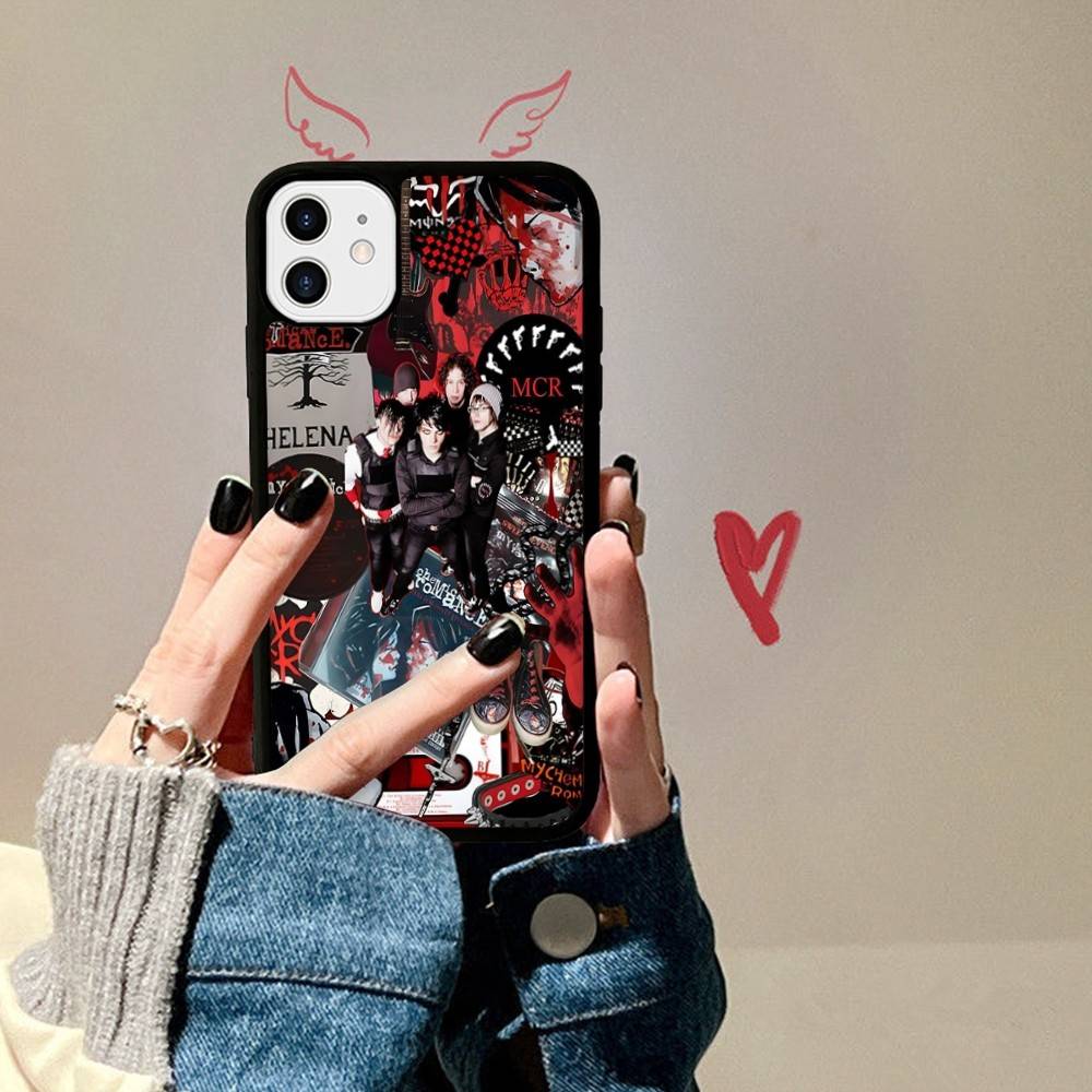 Rock Band M-My C-Chemical R-Romance Phone Case For IPhone 17 16 15 14 13 12 11 Pro Max Plus MiNi 17Air PC+TPU Armor Cover