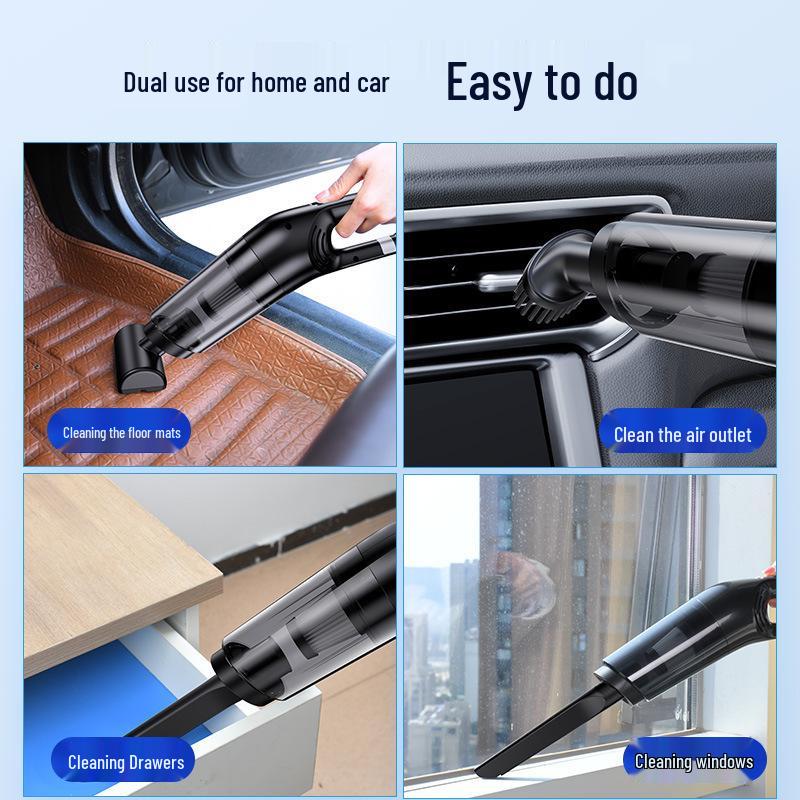 High Suction Dual-use Handheld Car & Home Vacuum Cleaner with Water Absorption