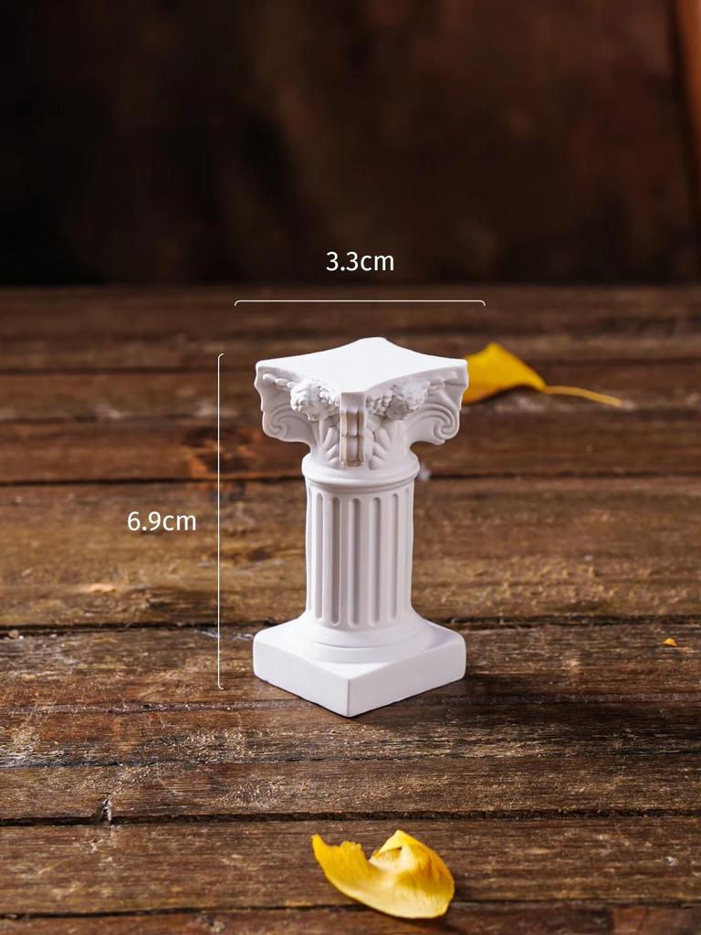 Roman Candle Holder 1PCS Dining Table Home Living Room Tabletop Ornaments Little Angel Photo Props