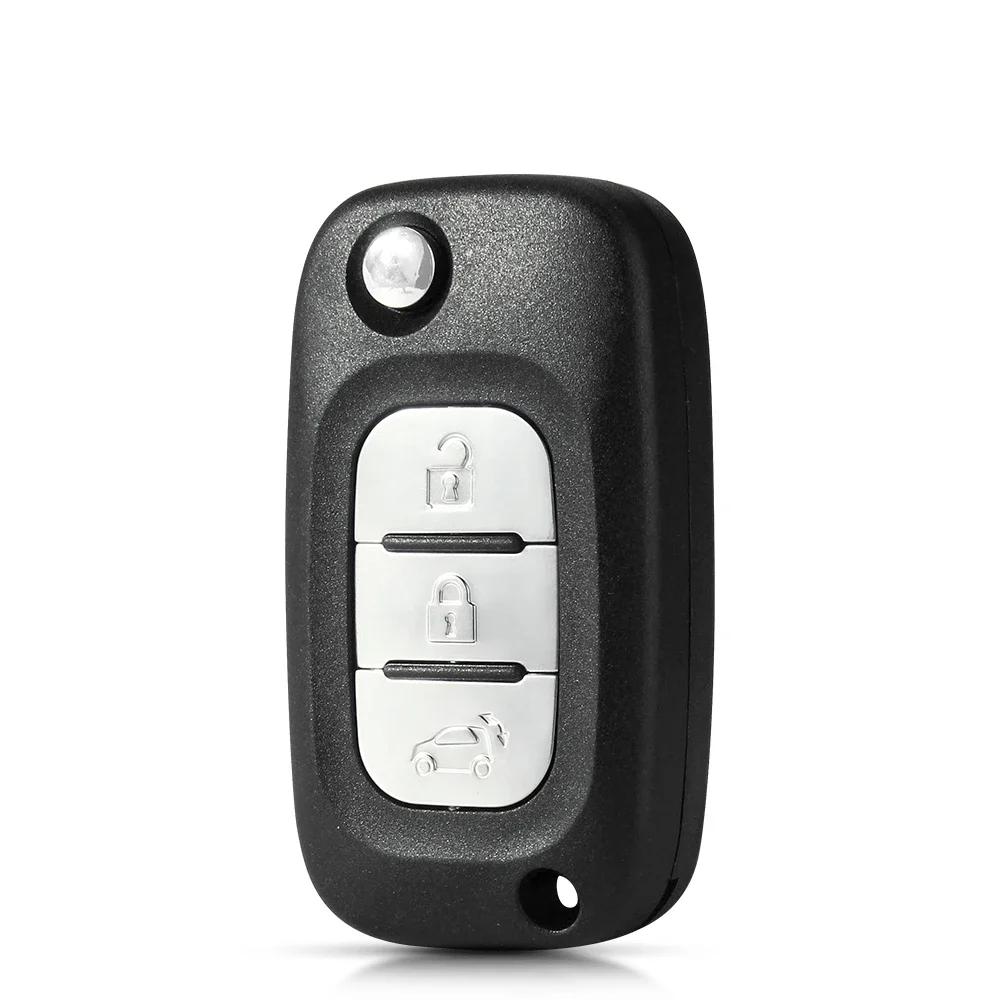 3/4 Buttons Remote Car Key Shell Case Cover Fob for Mercedes Benz Smart Fortwo 453 Forfour 2015 2016 2017 Folding Key