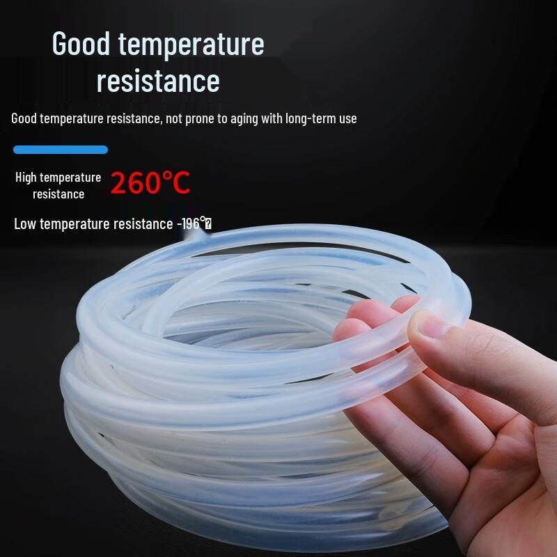 Transparent Odorless High-Temperature Flexible Silicone Tubing