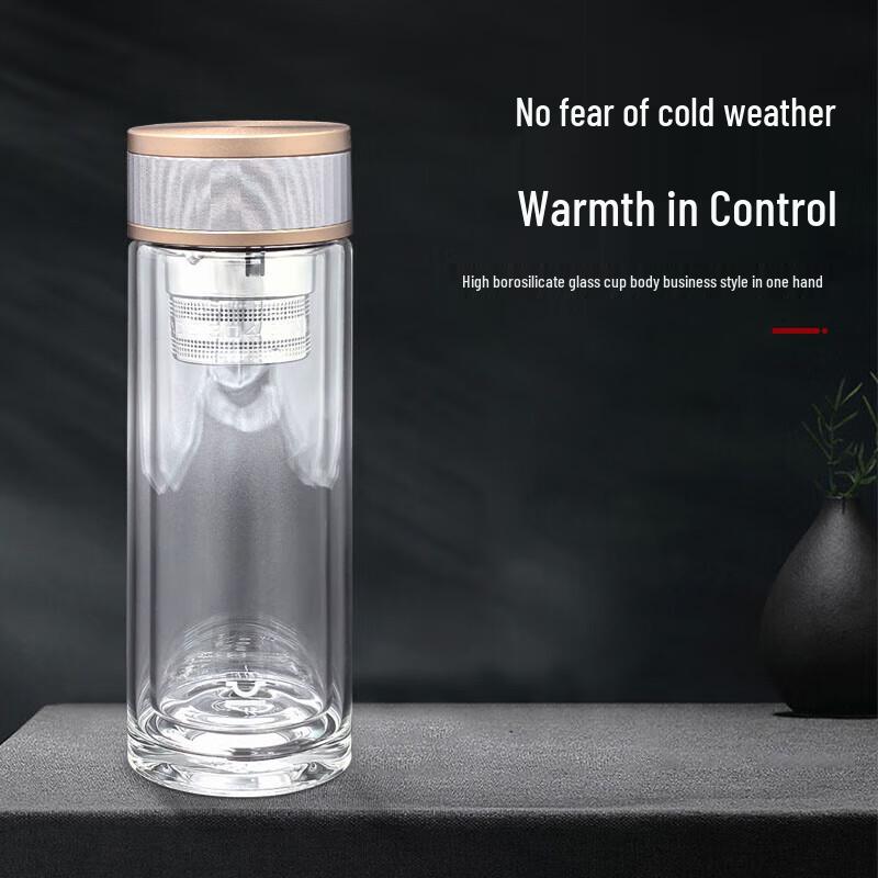 Стеклянный автомобильный стакан Kangcheng Kangbo с двойными стенками и гусиным яйцом