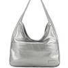 Large Capacity Bag Women 202 Spring And Summer Soft Leather Bucket Bag Commuter Tote Bag College Student Class Shoulder Bag