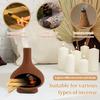 Incense Holder Ceramic Incense Burner Chimney Incense Cone Burner with Small Cleaning Brush Multifunctional Incense Burner