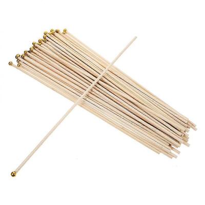 Asta Portabandiera Portatile Asta Portabandiera in Bambù per Uso Durevole 100 Pezzi Bastoncini Decorativi per Bandierine
