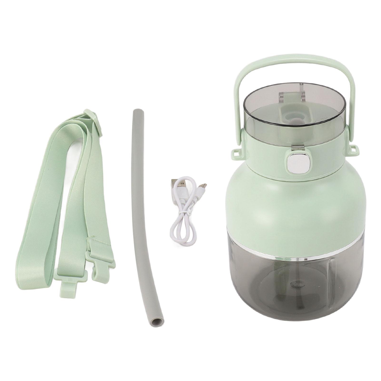 Konnwei Green Portable Blender Cup 500Ml Usb Rechargeable Cordless Mini Electric Juicer Cup With Straw