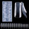 150Pcs Reusable Full Cover Nail Tips Transparent Space Nail Forms NEW French Tip Forms  Nail Art