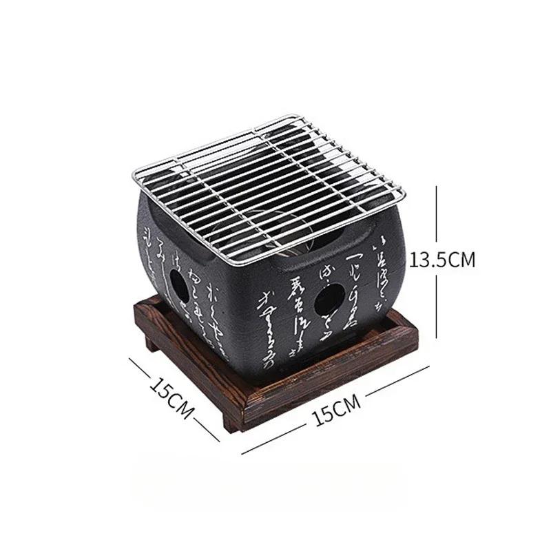 Portable BBQ Grill Outdoor Reusable Barbecue Stove Save Space Charcoal Furnace High-capacity Food Cooking Oven Bbq Grill Outdoor