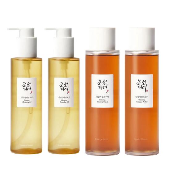 Beauty of Joseon Ginseng Cleansing Oil 210ml + Essence Water 150ml Set (1 / 2pcs) 2pcs