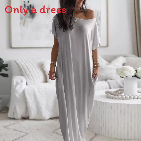 Robe Longue en Soie de Lait avec Motif Assemblé pour un Style Décontracté d'Été