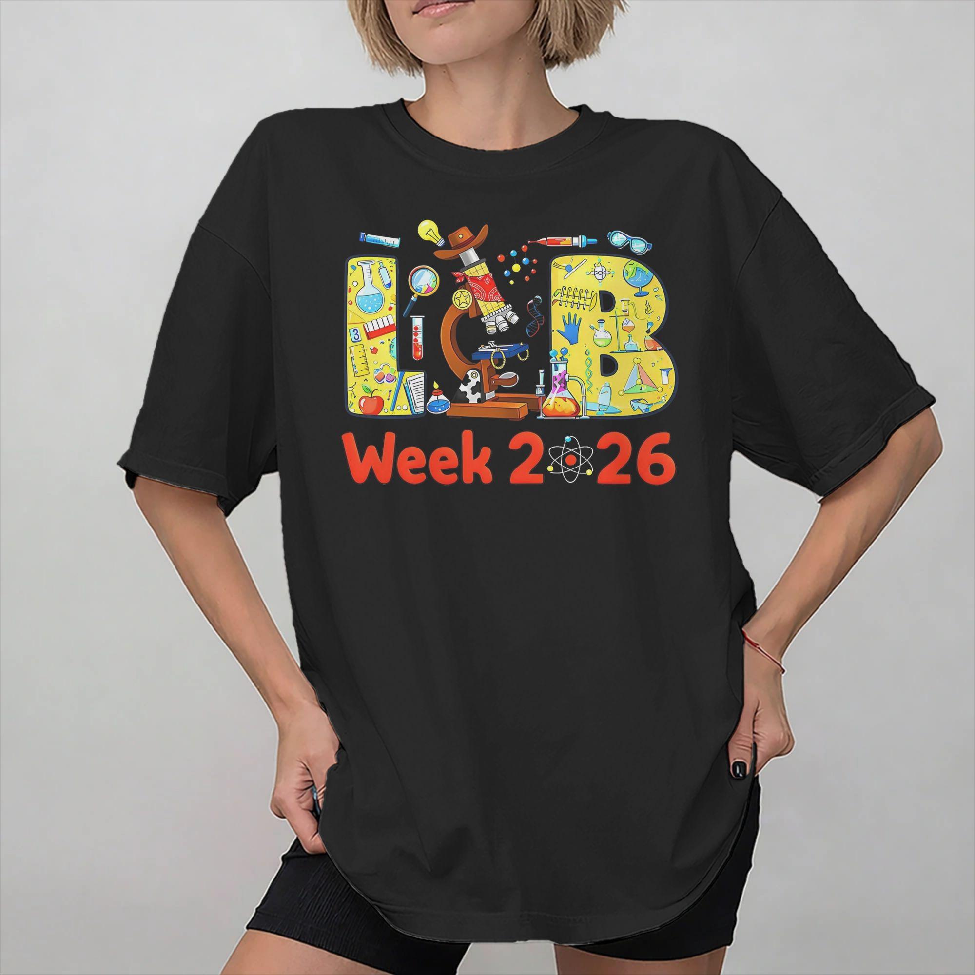 

Lab Crew Lab Week 2026 Merch Unisex Women T Shirts 100 Cotton Tee Graphic Printed Tshirt Clothes 4XL