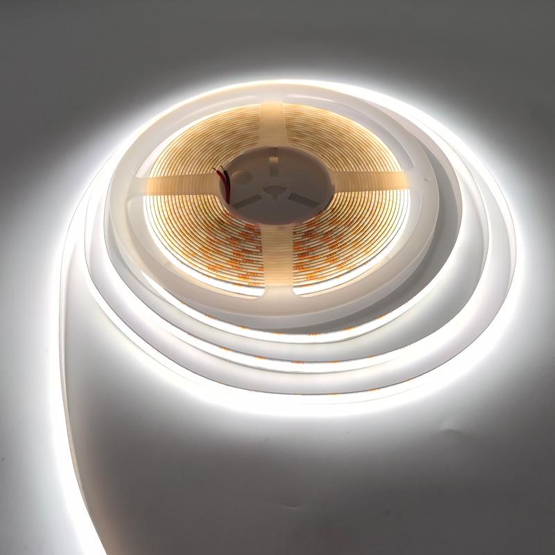 5V COB LED Strip, USB Touch Switch, 300 LEDs, 1.7cm Cuttable, 8MM Self-Adhesive