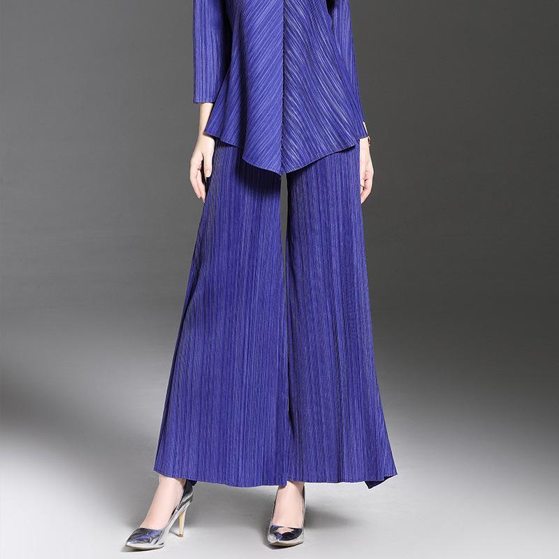 Frühling 2025 Miyake Schlankmachendes Mode Plissee Zweiteiler - Lingying 7701