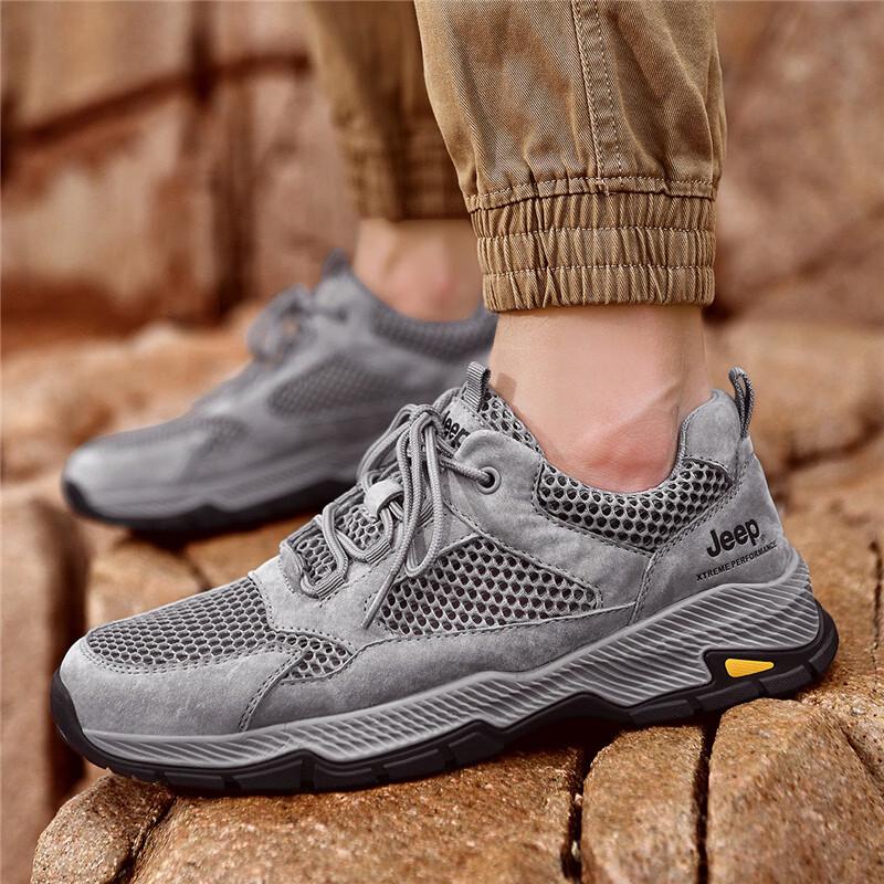 Jeep Men's Summer Outdoor Mesh Hiking & Running Shoes
