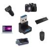 Neuer 90-Grad-USB-3.0-A-Stecker auf Buchse rechtwinkliger Adapteranschluss USB-Stecker für Laptop/PC-Computer